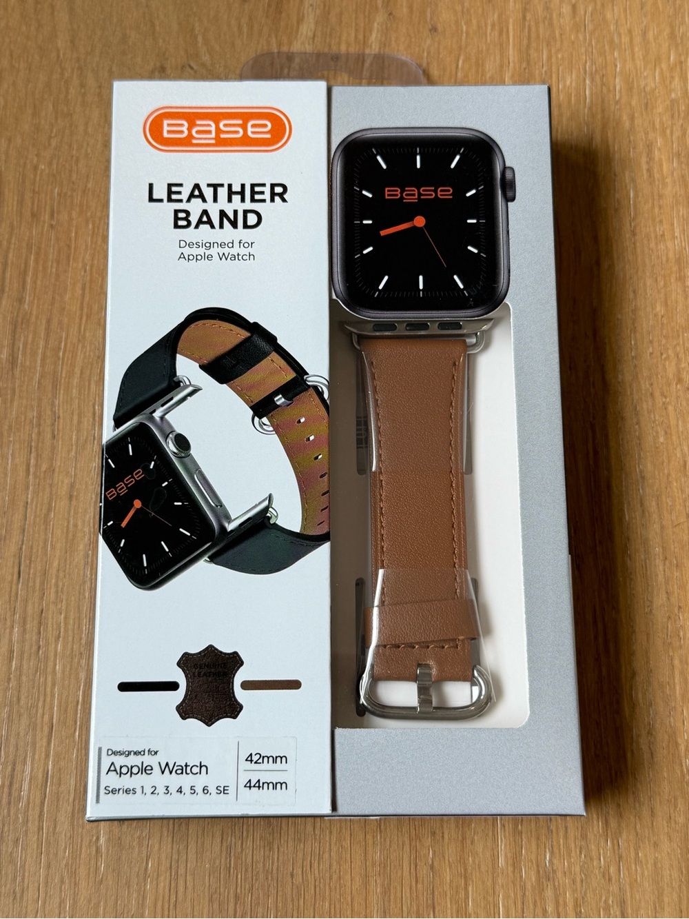 New Brown Leather Apple Watch Band Compatible 42mm 44mm Apple Watch